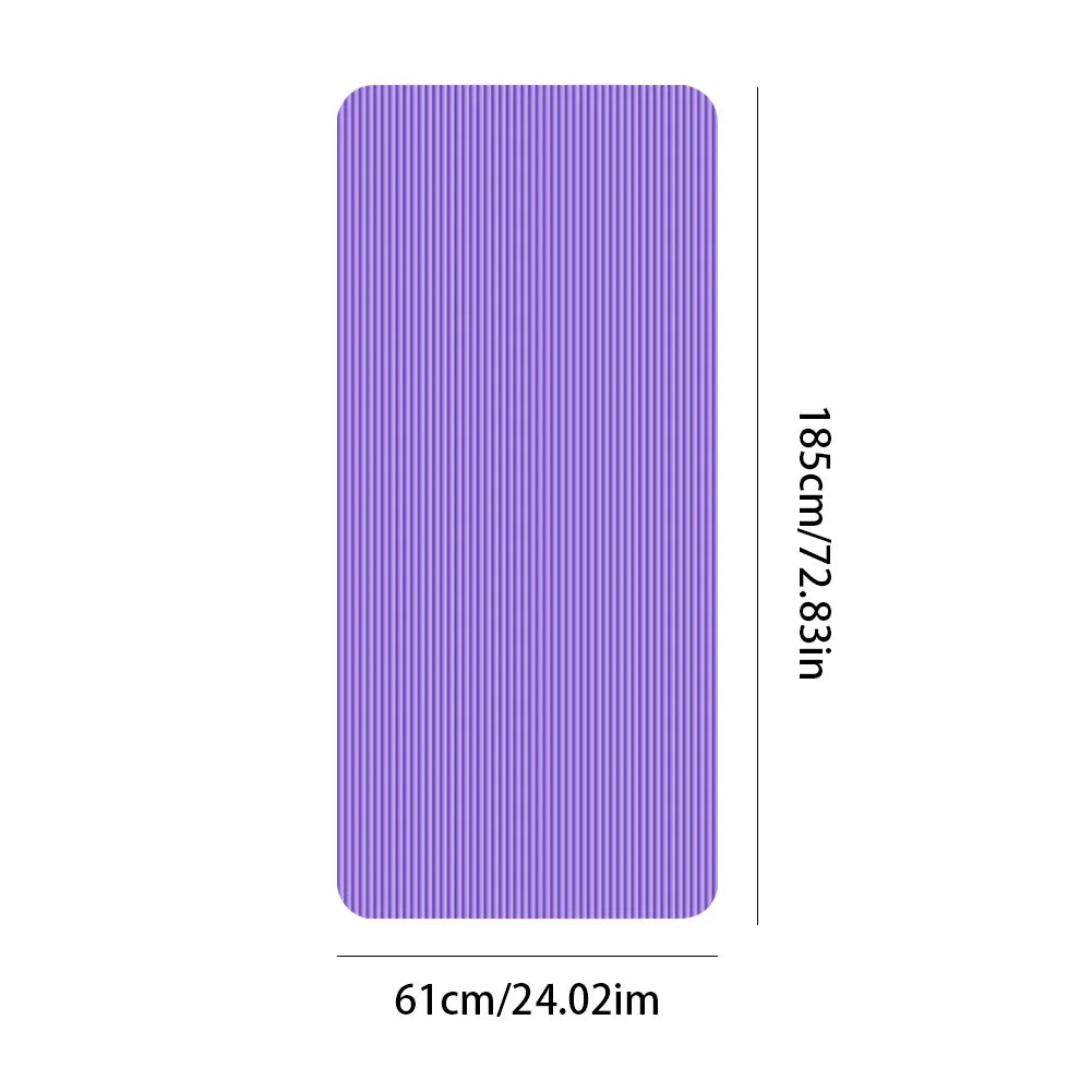 Estera de Yoga y Pilates Antideslizante NBR – 10 mm de Grosor, Multifunción Fitness