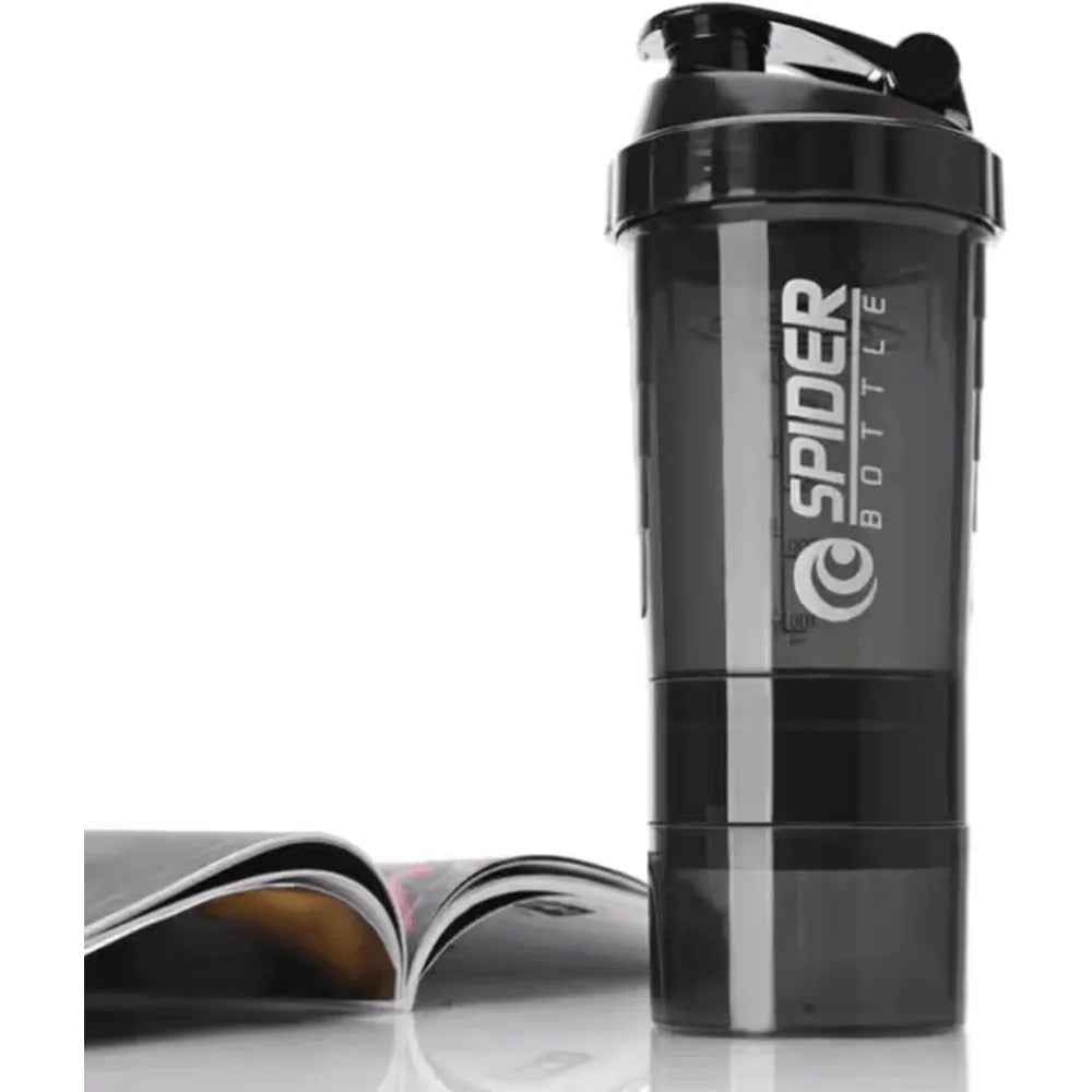 Shaker Deportivo 3 en 1 FEB.WIND – Botella Mezcladora de Proteína y Agua