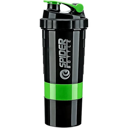 Shaker Deportivo 3 en 1 FEB.WIND – Botella Mezcladora de Proteína y Agua