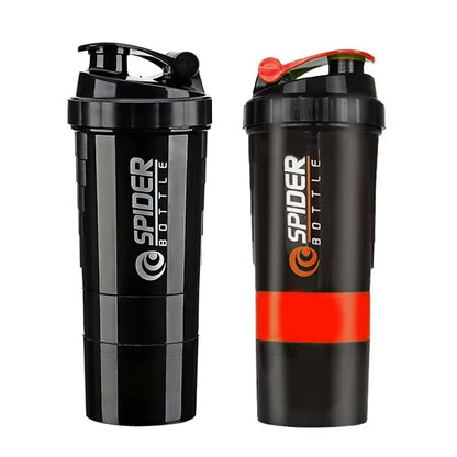Shaker Deportivo 3 en 1 FEB.WIND – Botella Mezcladora de Proteína y Agua