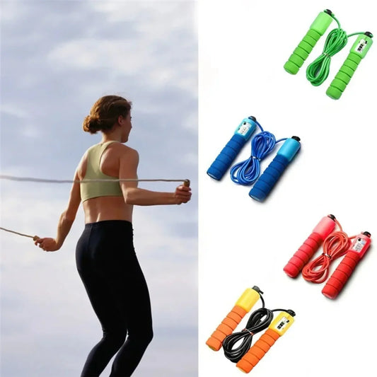 Cuerda para Saltar Profesional MOONBIFFY con Contador Electrónico Ajustable