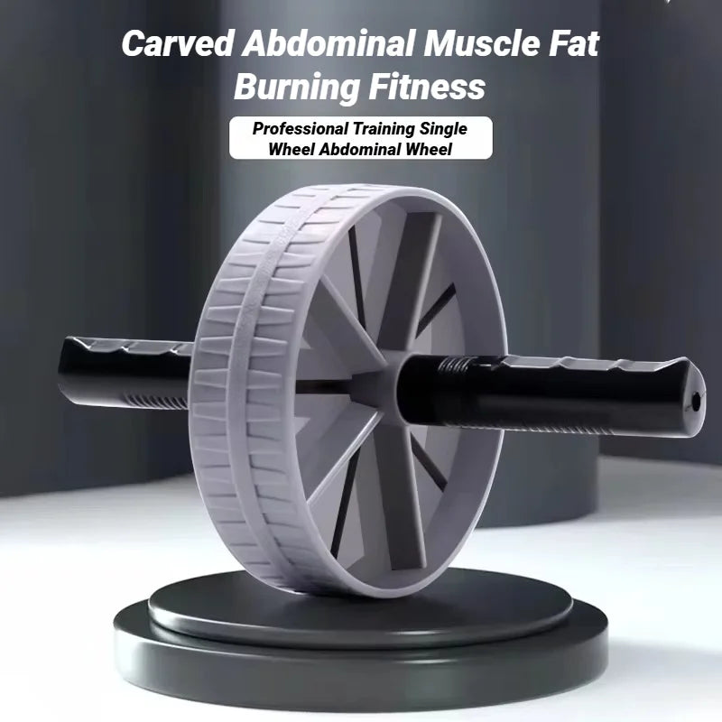 Rueda Abdominal Antideslizante con Soporte Reforzado – Rodillo de Ejercicio Silencioso