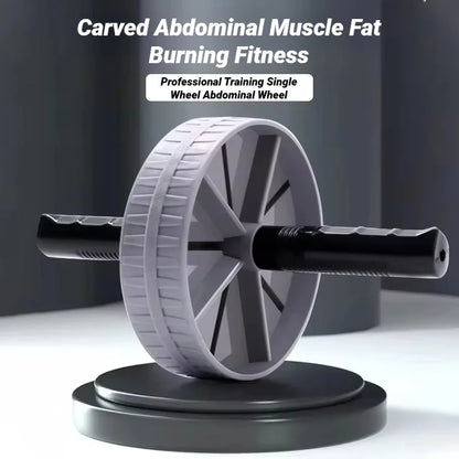 Rueda Abdominal Antideslizante con Soporte Reforzado – Rodillo de Ejercicio Silencioso