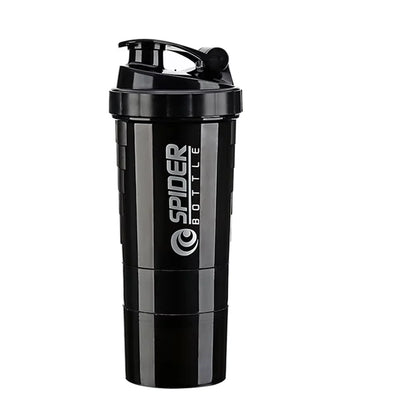 Shaker Deportivo 3 en 1 FEB.WIND – Botella Mezcladora de Proteína y Agua