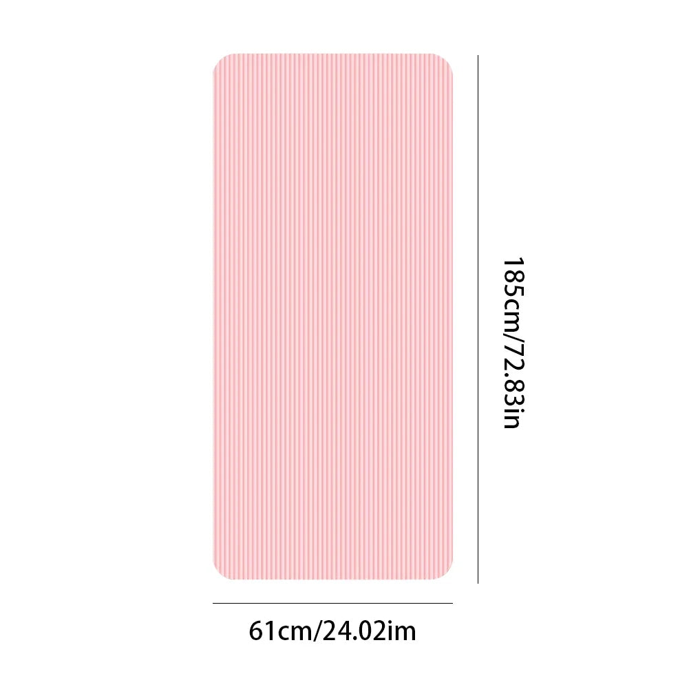 Estera de Yoga y Pilates Antideslizante NBR – 10 mm de Grosor, Multifunción Fitness