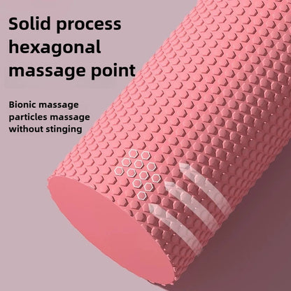 Rodillo de Espuma EVA Hexagonal – 30 cm para Yoga, Pilates y Fitness