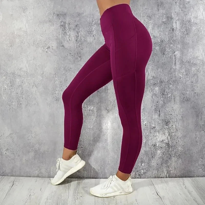 Leggings Deportivos MODX de Cintura Alta con Bolsillo – Levanta Glúteos, Elásticos y Ligeros