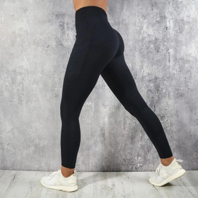 Leggings Deportivos MODX de Cintura Alta con Bolsillo – Levanta Glúteos, Elásticos y Ligeros