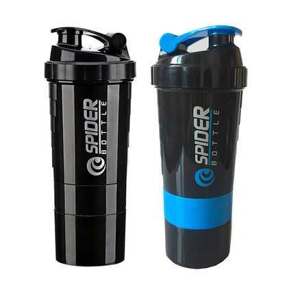 Shaker Deportivo 3 en 1 FEB.WIND – Botella Mezcladora de Proteína y Agua