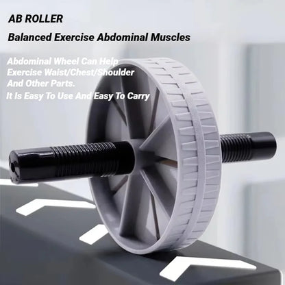 Rueda Abdominal Antideslizante con Soporte Reforzado – Rodillo de Ejercicio Silencioso