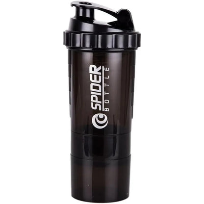 Shaker Deportivo 3 en 1 FEB.WIND – Botella Mezcladora de Proteína y Agua