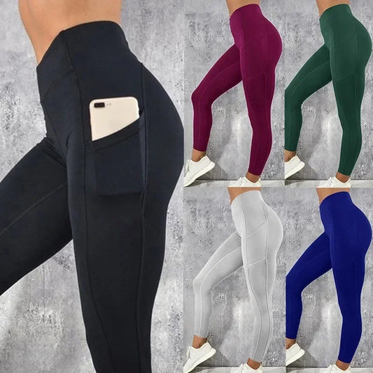 Leggings Deportivos MODX de Cintura Alta con Bolsillo – Levanta Glúteos, Elásticos y Ligeros